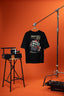 Director’s Cut Siyah Oversize Patch Tasarım Tişört