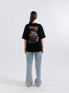 Director’s Cut Siyah Oversize Patch Tasarım Tişört