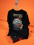 Director’s Cut Siyah Oversize Patch Tasarım Tişört