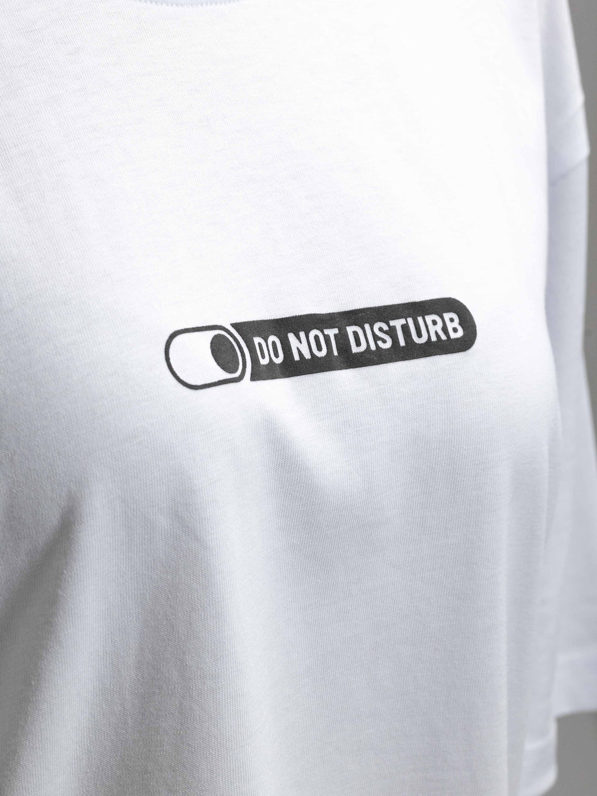 Off Day Beyaz Oversize Baskılı Tişört