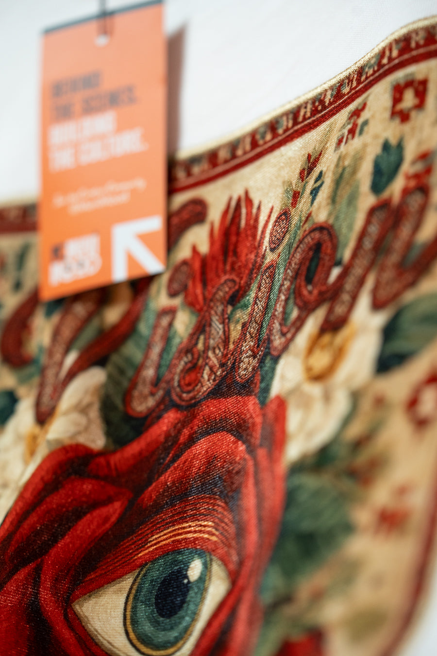 Vision Beyaz Oversize Patch Tasarım Tişört