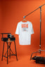 Backstage Culture Beyaz Oversize Baskılı Tişört