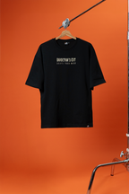 Director’s Cut Siyah Oversize Patch Tasarım Tişört