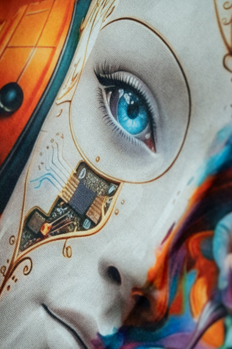 Frequency Bloom DJ Duvar Örtüsü ve Backdrop | MuviMood