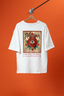 Vision Beyaz Oversize Patch Tasarım Tişört